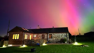 We Were So Lucky To See This! Northern Lights In Cornwall!