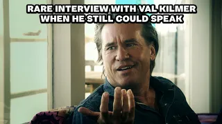 Very rare interview of Val Kilmer just before he lost his ability to speak.