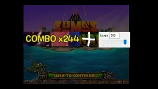 Zuma's Revenge 244x combo (modified) with speed hack = 500