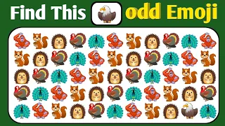 find the odd one out emoji challenge | odd emoji challenge easy medium hard | odd emoji challenge |