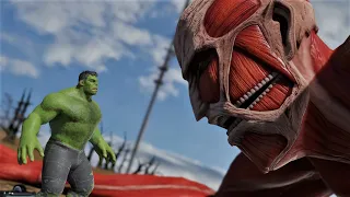 Hulk vs Titan Colossal (Epic Battle) - 3D Animated