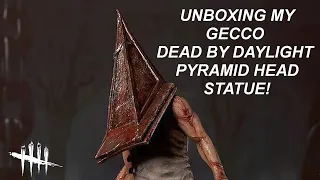 Dead By Daylight| Unboxing my HUGE Pyramid Head Silent Hill Gecco statue! Merch corner!