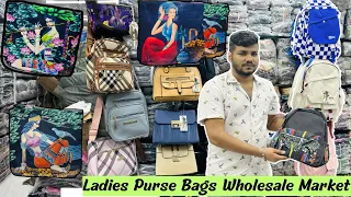 Ladies Bags Wholesale Market Mumbai| Crawford Market Bags Purse Wholesale Market Jute bag Cotton bag