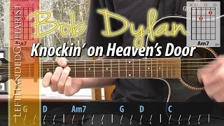 Bob Dylan - Knockin on Heaven's Door (unplugged) guitar lesson