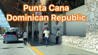 Dominican Republic. Driving to Punta Cana Airport - Also Include inside View of Terminal A