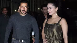 Salman Khan And Sunny Leone Snapped At Arbaaz Khan's 50th Birthday Bash