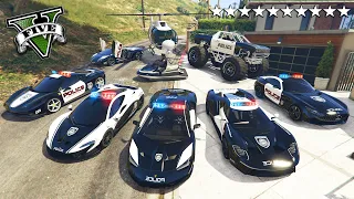 GTA 5 - Stealing RARE Police Supercar's With Franklin | (Real Life Cars #25)