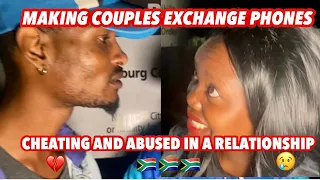 Making couples switching phones for 60sec 🥳( 🇿🇦SA EDITION )| new content |EPISODE 91 |