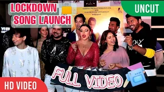 UNCUT - Rakhi Sawant's new Music Video “Lockdown” Launch With Salman Shaikh, Firoz A Khan