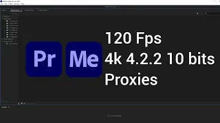 120 fps  proxies -  Sony A7s iii 4k 4.2.2 10 bits footage in Adobe Premier Pro and Media Encoding