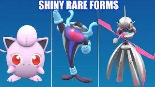 Pokemon Scarlet & Violet - Shiny vs Normal Paldean Forms (Past + Future)