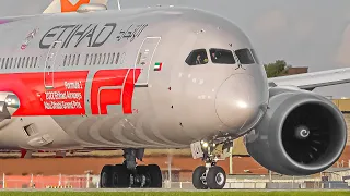20 MINUTES of CLOSE UP TAKEOFFS | Melbourne Airport Plane Spotting [YMML/MEL]