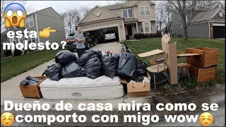 😱 Mujer me sigue 😱 O no / LO QUE TIRAN EN USA LOS MILLONARIOS / VENTA DE GARAGE EN USA / YARD SALE