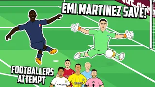 🏆KOLO MUANI'S WORLD CUP FINAL MISS!🏆 Footballers Attempt (Frontmen 7.3 Starring Emi Martinez MessI)