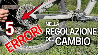 5 errori nella regolazione del cambio