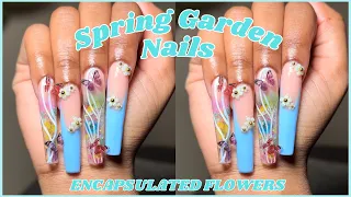 SPRING GARDEN NAILS 💐 Nail Tutorial