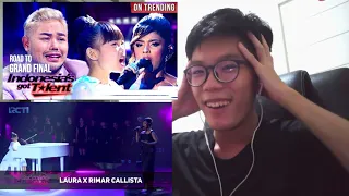 Laura Ft Rimar! Judges Kaget dgr Suara Laura | Road To Grand Final | Indonesia`s Got Talent22 REAKSI