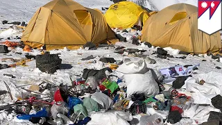 Mt. Everest turning into toilety garbage dump - TomoNews