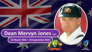 Dean Jones AM (24-March-1961 - 24-September-2020) | Cricket Australia | Cricket Victoria