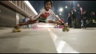 Limbo Skating under Fire Bars | Manasvi Pimpre | World Records India | Pune | Maharashtra