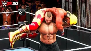 WWE 2K20 - Brock Lesnar vs Hulk Hogan - PC Gameplay