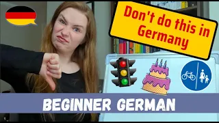 The Dos And Don'ts Of Germany│Beginner German