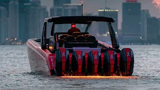 All New Cigarette 41 Nighthawk AMG Black Series boat