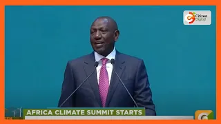 President Ruto kicks off Africa Climate Summit in Nairobi