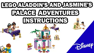 LEGO INSTRUCTIONS - Aladdin's and Jasmine's Palace Adventures - DISNEY - LEGO Set 41161