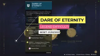 Destiny 2 - Blight Destroyed Fateful Spin Triumph - Dares of Eternity Legend Difficulty (Week 9)