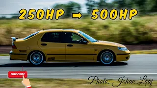 Building A 500hp SAAB 9-5 in 20 minutes!