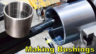 Machining Custom Bushings for an Excavator - Manual Machinist