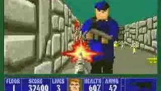 PC - Wolfenstein 3D - E5M1 100% Video