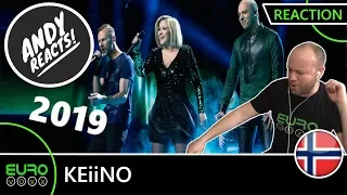NORWAY EUROVISION 2019 REACTION: KEiiNO - 'Spirit In The Sky' | ANDY REACTS!