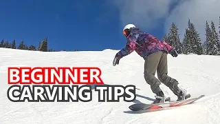 Beginner Snowboard Carving Tips