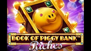 The True Story of SUPER WIN! 🏆  Book of Piggy Bank Riches🏆 NEW SLOT by Spinomenal