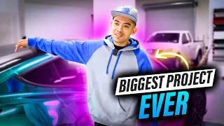 My BIGGEST Project EVER ! | One of a Kind Wrap! #carwrap #carwrapping  #vinylwrap