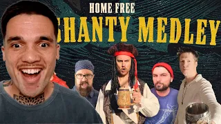 FIRST TIME HEARING Home Free - Sea Shanty Medley (REACTION)