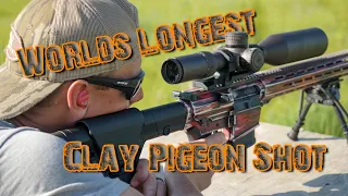 Worlds Longest Shot on a Flying Clay Pigeon 2 | Gould Brothers