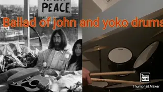 The Ballad Of John And Yoko - The Beatles Drums