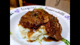 Cooking Smothered Ribeye Steak!