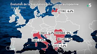 L'Europe et la crise démographique - Reportage #cdanslair 26.01.2022