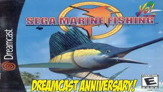 Dreamcast Anniversary! SEGA Marine Fishing! With Fishing Rod! - YoVideogames
