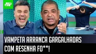 HILÁRIO! OLHA por que Vampeta fez TODO MUNDO CHORAR DE RIR ao vivo!