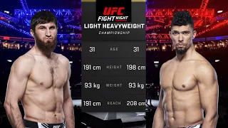 Magomed Ankalaev vs Johnny Walker 2 Full Fight - UFC Fight Of The Night