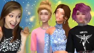 СОЗДАЮ VSCO Girl, Soft Girl и E-Girl В The Sims 4