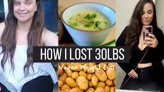 The 5 ingredient soup I ate to help me lose 30lbs in 3 months / vegan weight loss