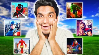 Playing the Best Marvel Superhero Games Ever !!