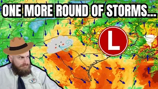 Stormy Texas: Last Round This Afternoon Before Peaceful Days Ahead!