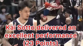 Kai Sotto delivered an excellent performance (23 Points)